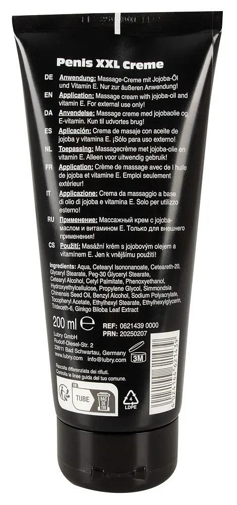 Крем для збільшення члену - Penis XXL Creme, 200 мл - фото 3