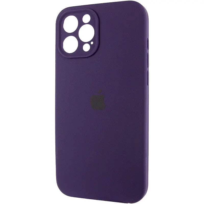 Чохол Silk Full Camera Protective (AA) NO LOGO для Apple iPhone 12 Pro Max (6.7") Фіолетовий / Elderberry - фото 3