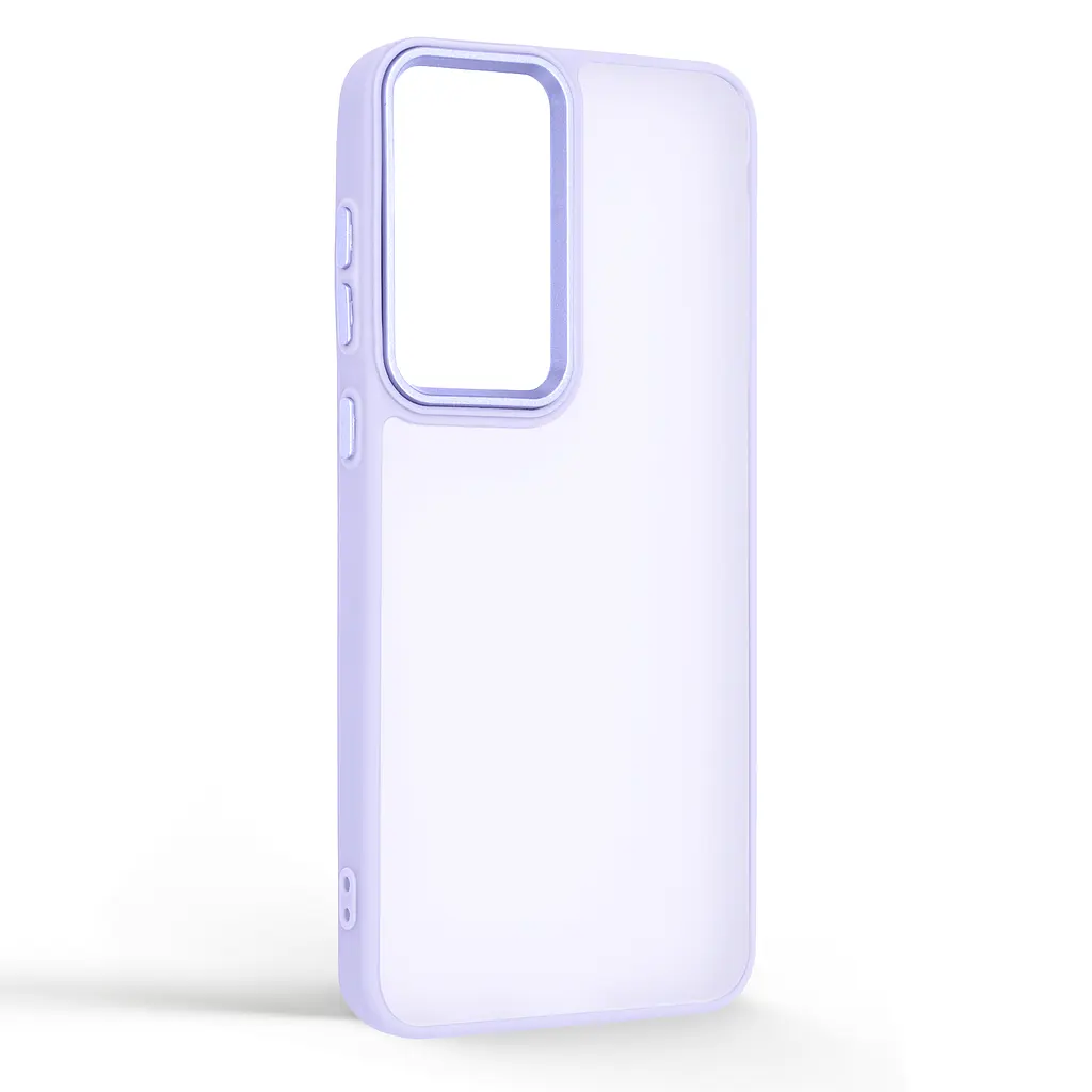 Противоударный чехол для Samsung Galaxy S24 FE 5G (SM-S721), Frame, фиолетовый, панель-накладка, термополиуретан TPU + поликарбонат PC, защита всего корпуса, защита кнопок и камеры, устойчив к деформациям, ArmorStandart (ARM89965) - фото 2