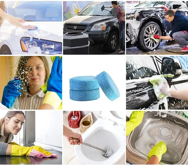 Таблетки концентрат Semi Washing Tablets летний омыватель для чистки лобового стекла 10 шт. - фото 3