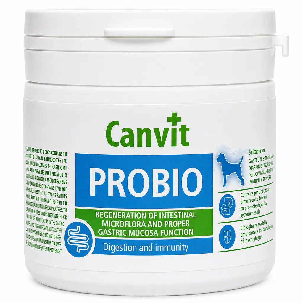 Вітаміни для собак Canvit Probio для травної системи 100 г can51273