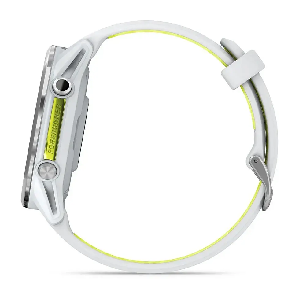Смарт-годинник Garmin Forerunner 970, Whitestone/Amp Yellow, GPS (010-02969-11) - фото 2