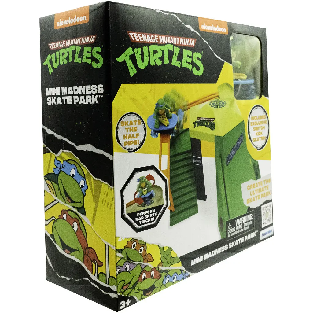 Ігровий набір Funrise TMNT Черепашки-ніндзя класичні міні Скейт-парк (71053) - фото 3