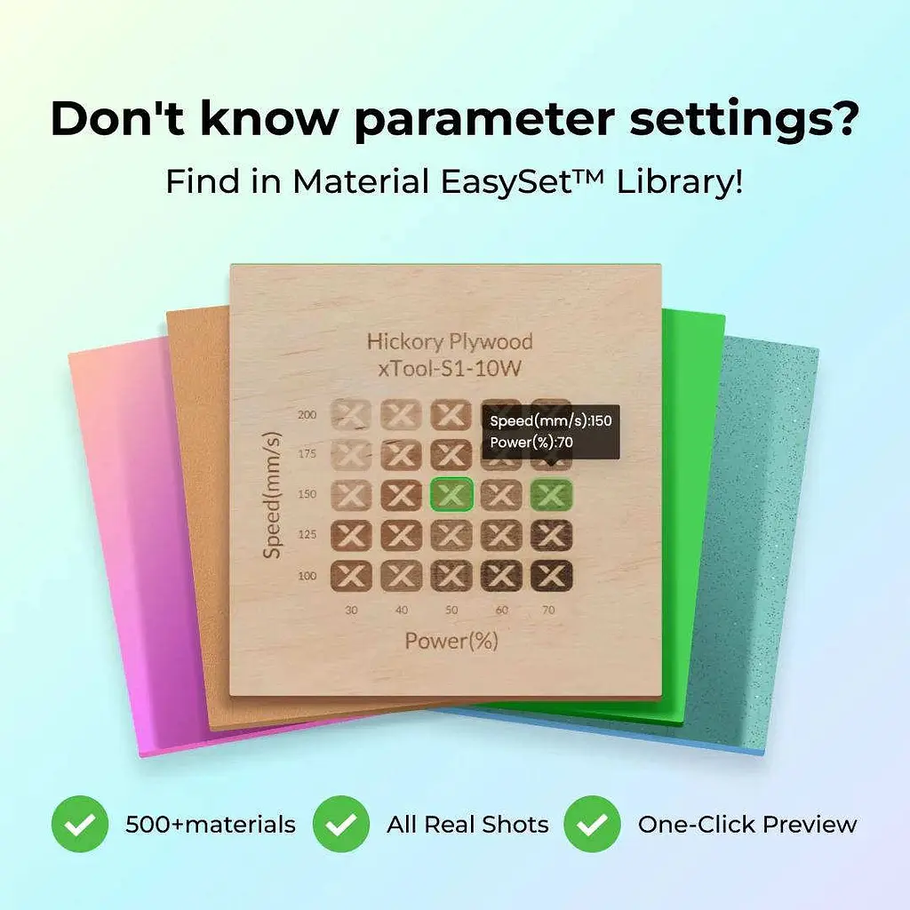 Лазерний гравірувальний верстат xTool P2S 2-в-1 Cірий (P2S-GY) - фото 11