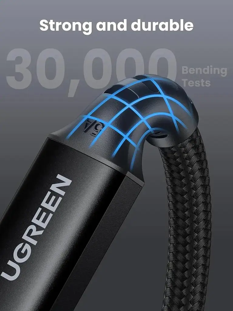 Кабель зарядний UGREEN USB C to USB C Charger Cable 100 W кабель для швидкого заряджання 2 м Black (US555) - фото 5