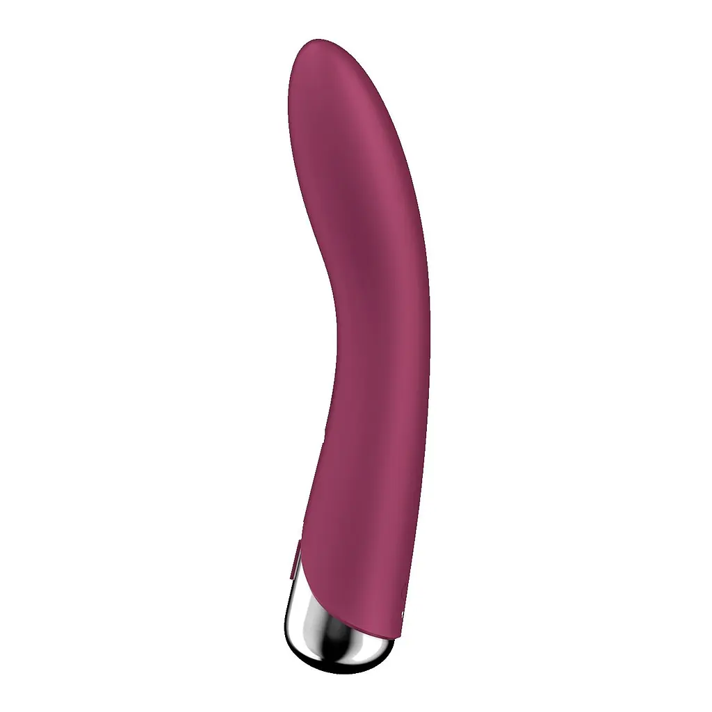 Вібратор Satisfyer Spinning Vibe 1 17.5 см бордовий - фото 3