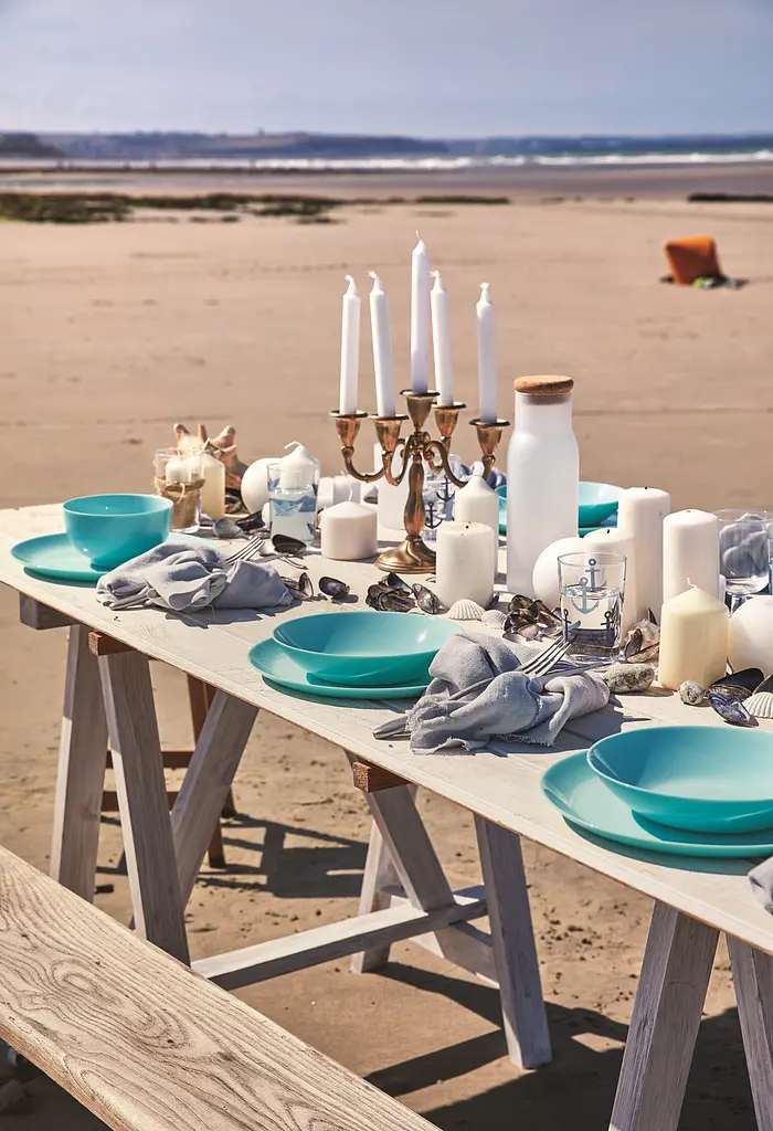 Тарелка десертная Luminarc Diwali Light Turquoise круглая бирюзовая 19 см (P2613) - фото 4