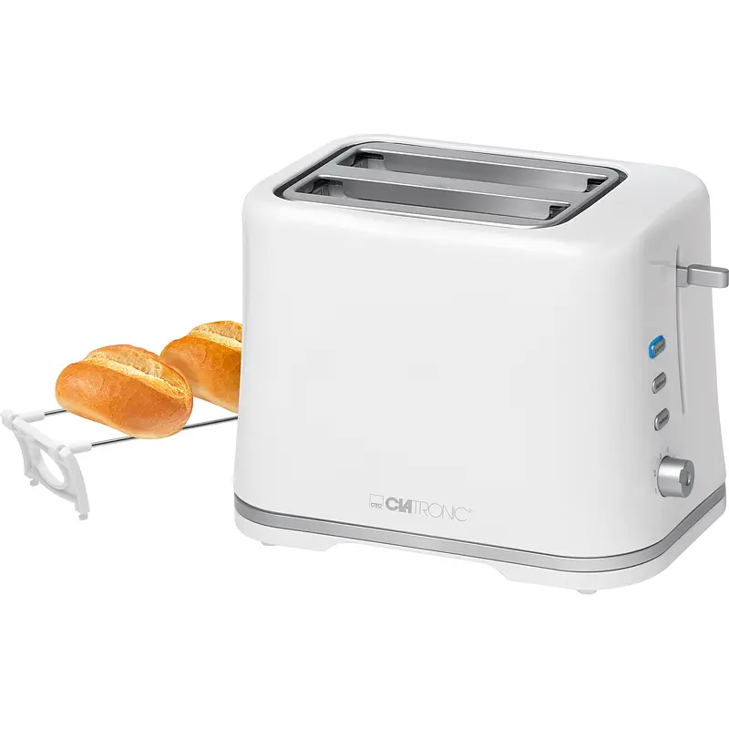 Тостер CLATRONIC TA 3554 White/Silver - фото 2