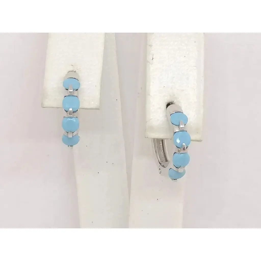 Золотые серьги Столичная Ювелирная Фабрика с фианитами. 110515БЮ - фото 3