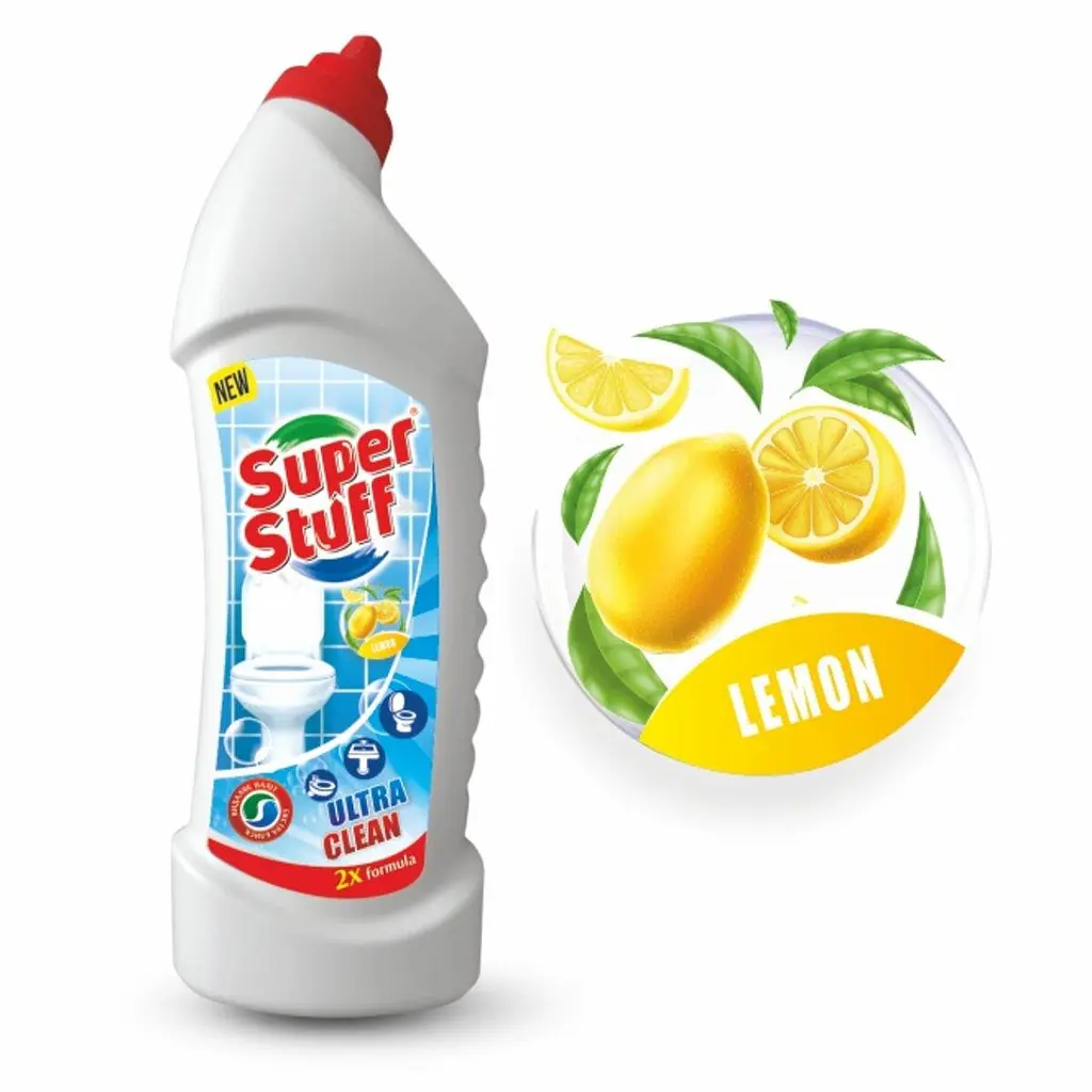 Засіб для миття унітаза Super Stuff лимон 1000 мл (SF50625)