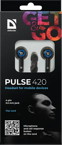 Гарнитура Defender Pulse 420 Blue (63423) - фото 4