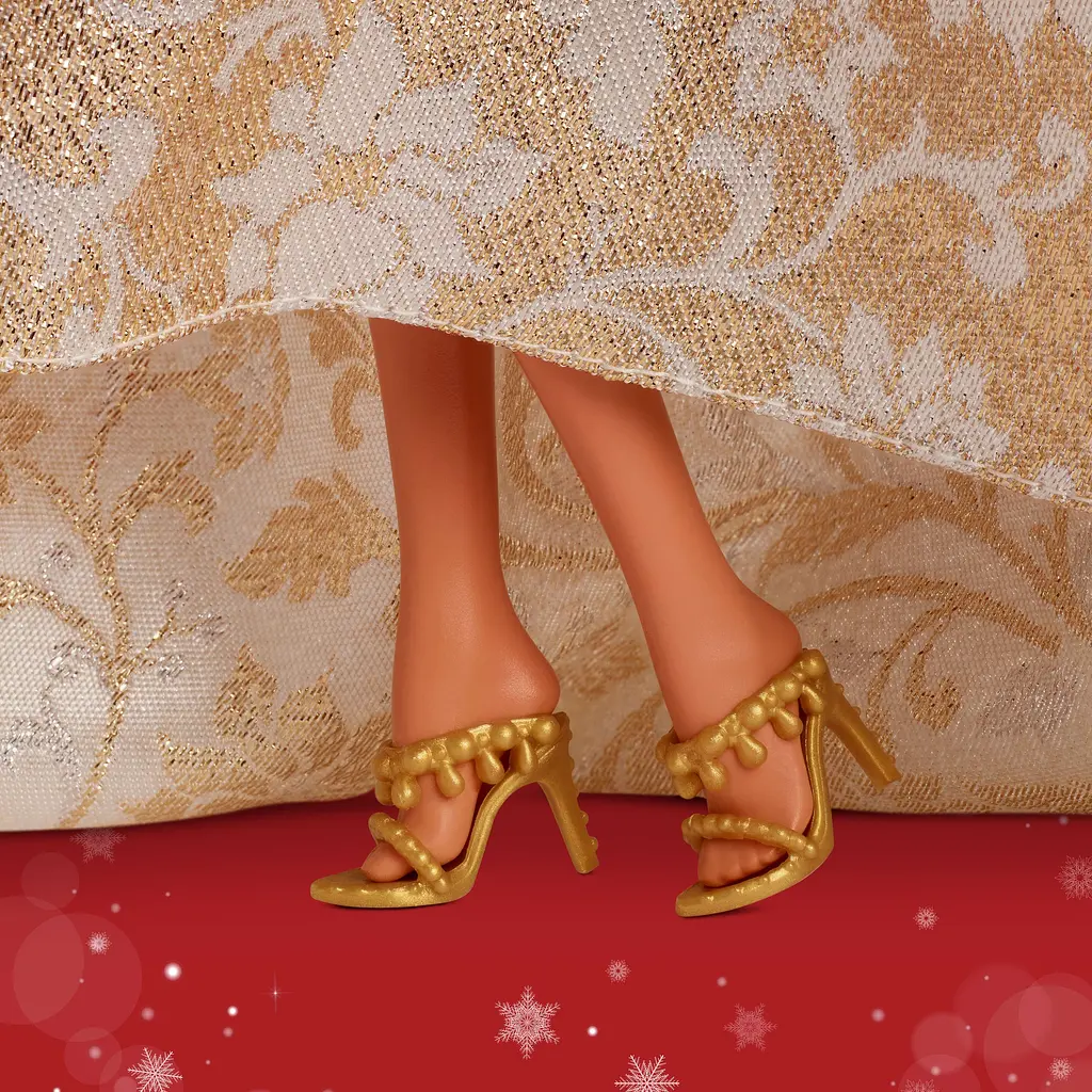 Коллекционная кукла Barbie Signature Праздничная брюнетка (JBH97) - фото 7