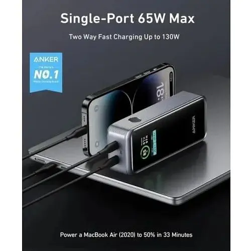 Аккумулятор портативный Anker Prime 12000mAh 130W (A1335011) - фото 5