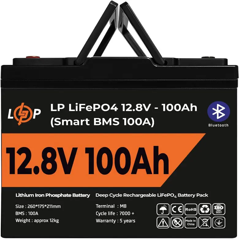 Джерело безперебійного живлення [ДБЖ] LogicPower LPE-B-PSW-1500VA + LiFePO4 батарея 12.8V-100Ah Smart BMS BT [20484] [110278] - фото 7