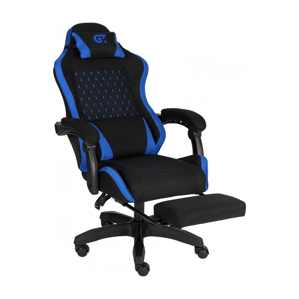 Крісло ігрове GT Racer X-2339 Black/Blue (X-2339 Fabric Black/Blue) - фото 6