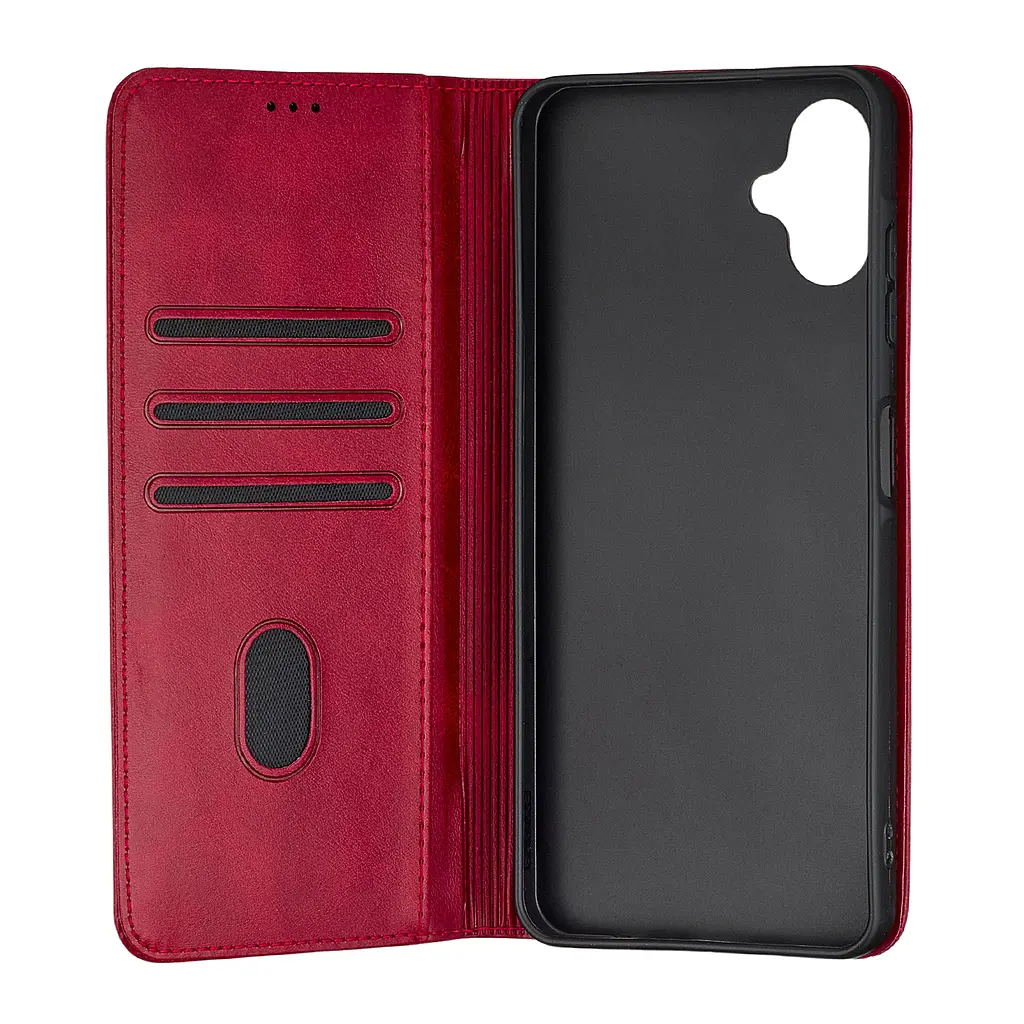 Чохол-книжка Premium Samsung A06 (A065) Dark Red - фото 2