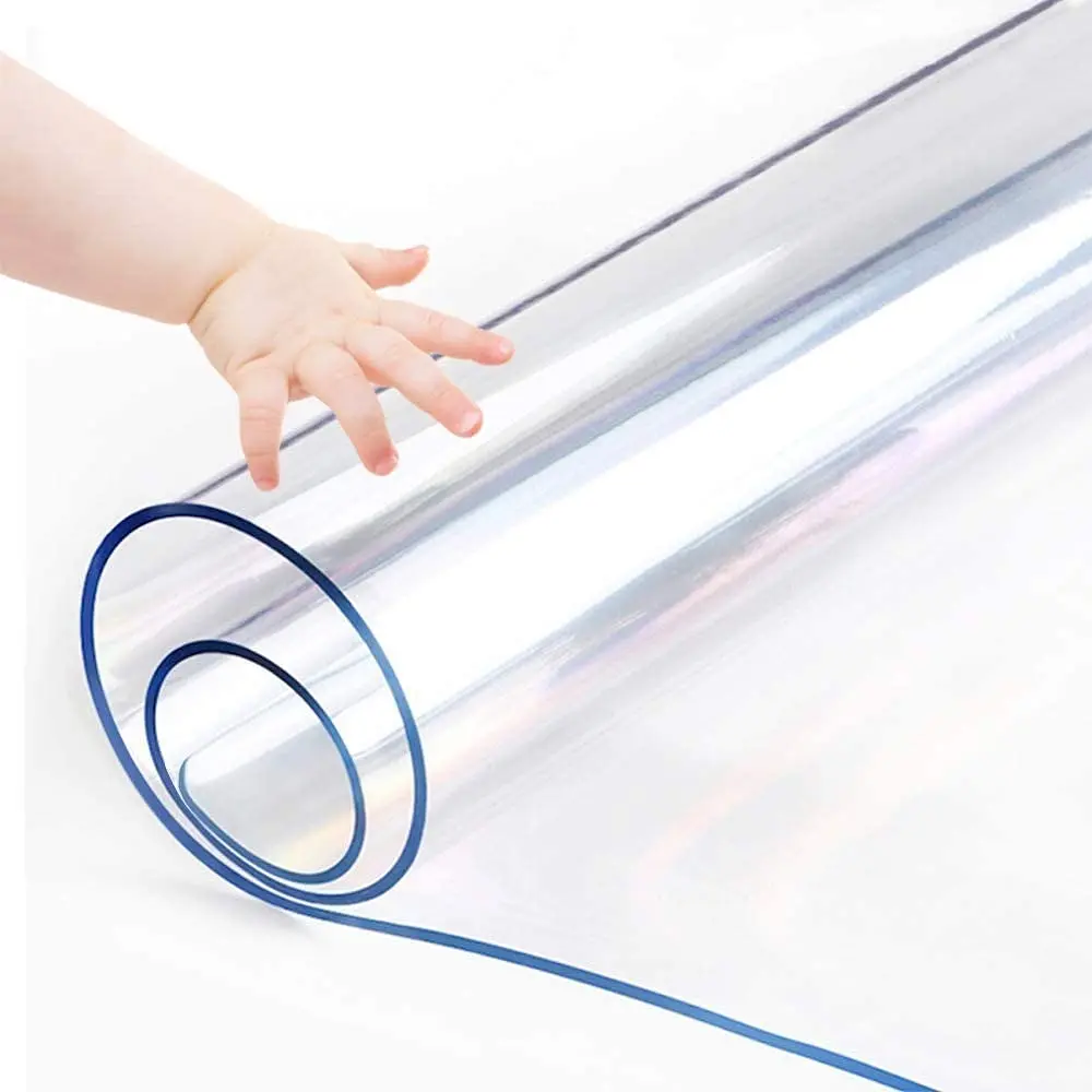 М'яке скло силіконова скатертину на стіл Soft Glass Захист для меблів (2.2х1.2 м) товщина - 2,0 мм Прозоре - фото 9