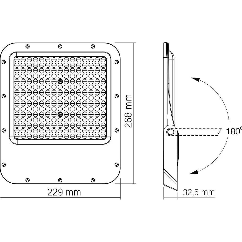 Світлодіодний прожектор Videx Premium F2 150W 5000K (VL-F2-1505G) [144856] - фото 7