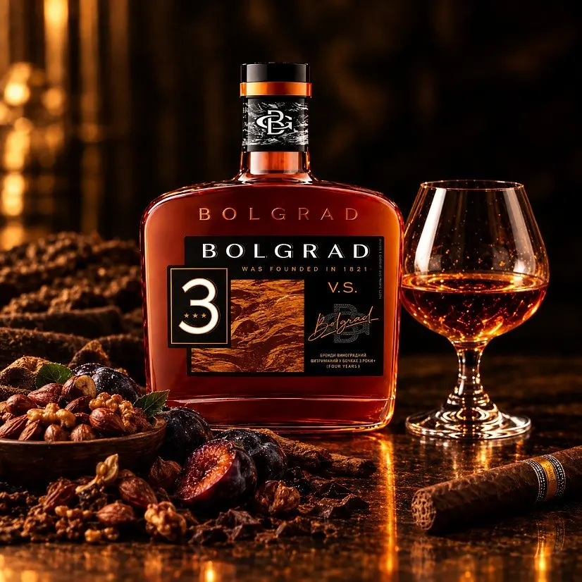 Бренді України Bolgrad VS 3 зірки 40% 0.5 л - фото 8