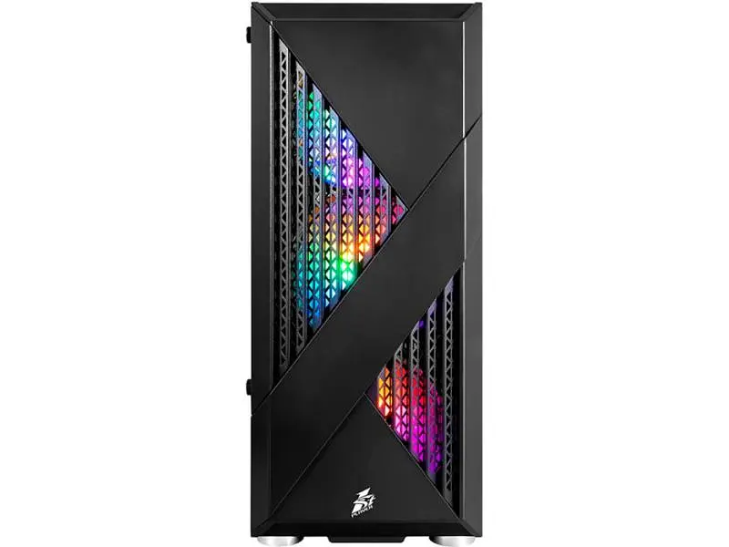 Корпус 1stPlayer F3-A-BK-4F1 Black - фото 4
