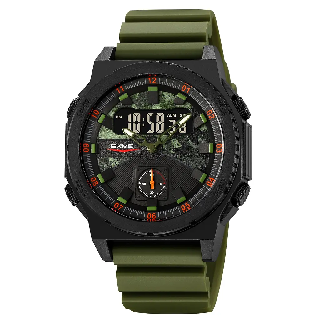 Чоловічий наручний годинник 2355AG Army Green Skmei acs0029974