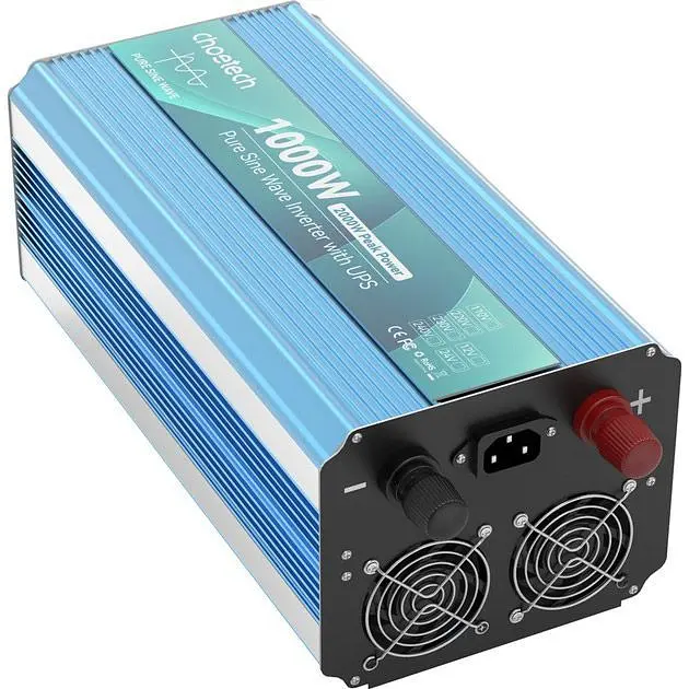 Автомобільний інвертор Choetech 12/220V 1000W INV-C1000WUPS-EU [108835] - фото 4