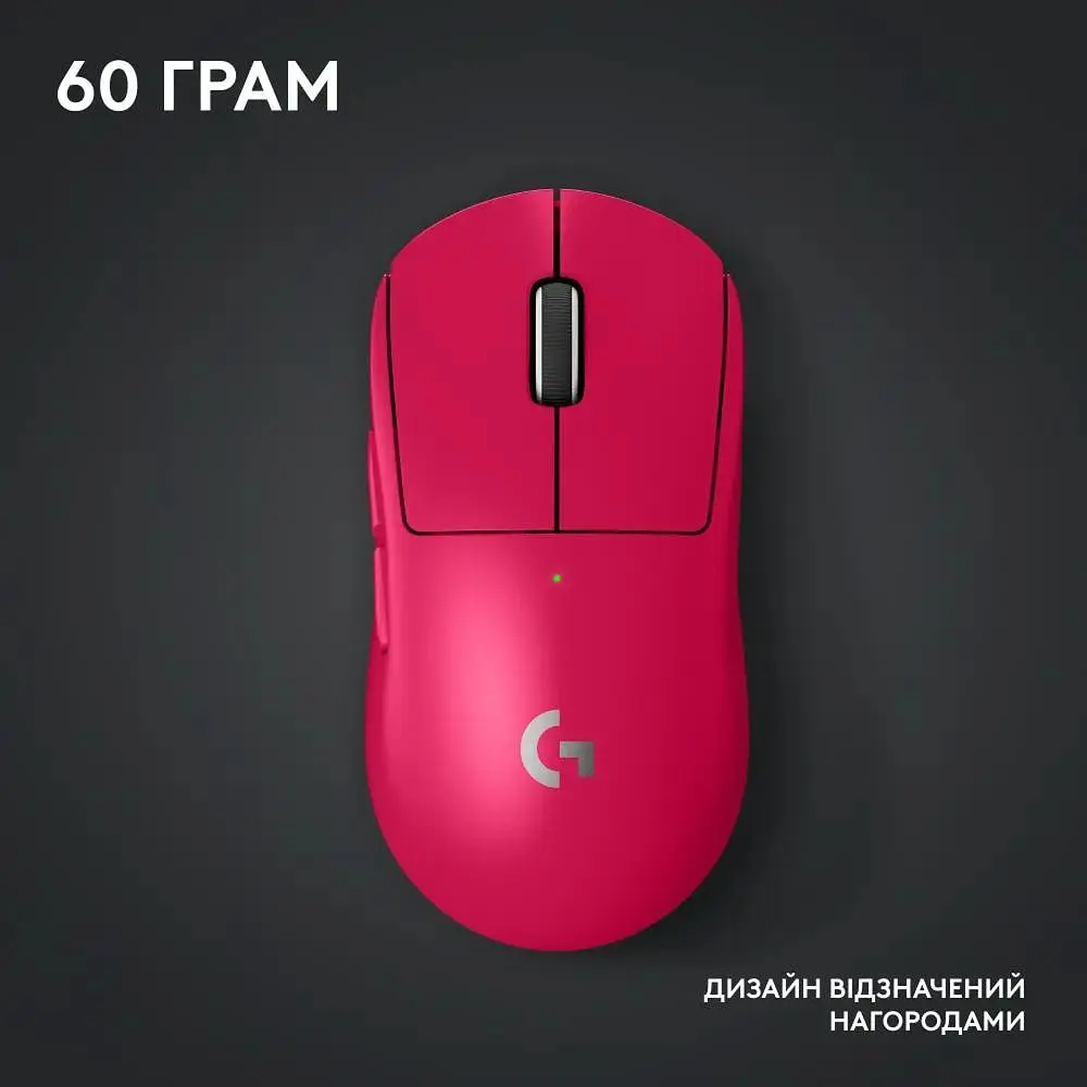 Миша Logitech G Pro X Superlight 2 Lightspeed Wireless Magenta (910-006797) - фото 8
