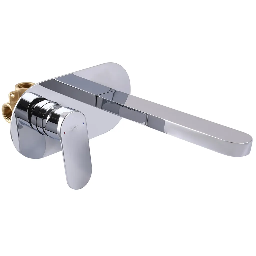Змішувач для умивальника Topaz Barts TB-07225-H36 вбудований у стіну cartridge D35 Хром - фото 5