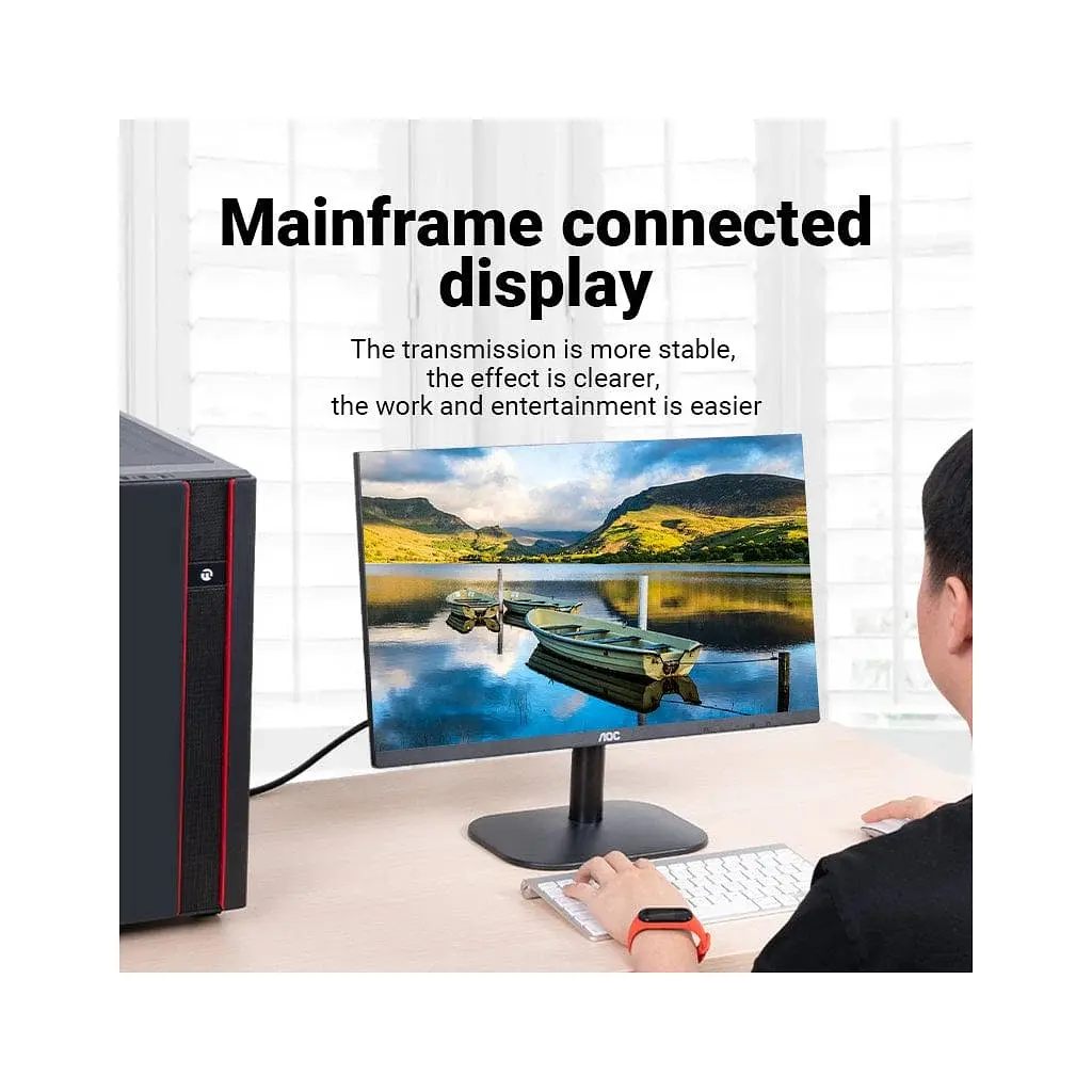 Кабель мультимедійний VGA M to VGA M 5.0m black Vention (DAEBJ) - фото 3