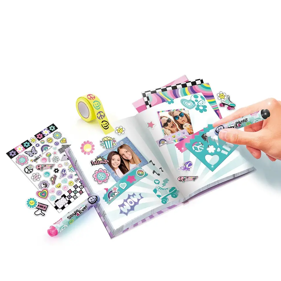 Набір для творчості DIY Style 4 Ever "Cкрапбукінг Щоденник для таємниць" OFG298 - фото 7