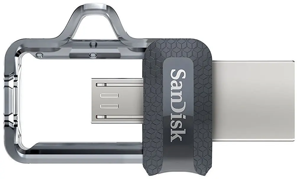 USB флеш-накопичувач SanDisk Ultra Dual 64GB USB-A + microUSB 3.0 OTG (SDDD3-064G-G46) [64719] - фото 6