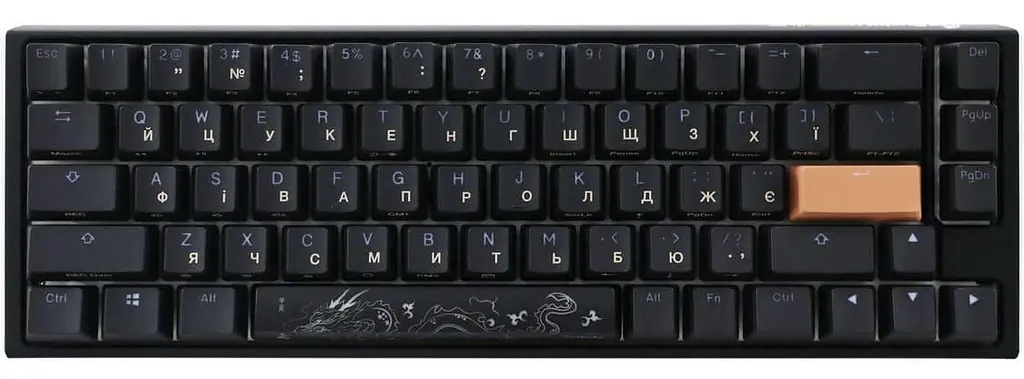 Клавіатура Ducky One 3 SF Cherry MX Red RGB Black UA (DKON2167ST-RUAPXCLAWSC1) - фото 2