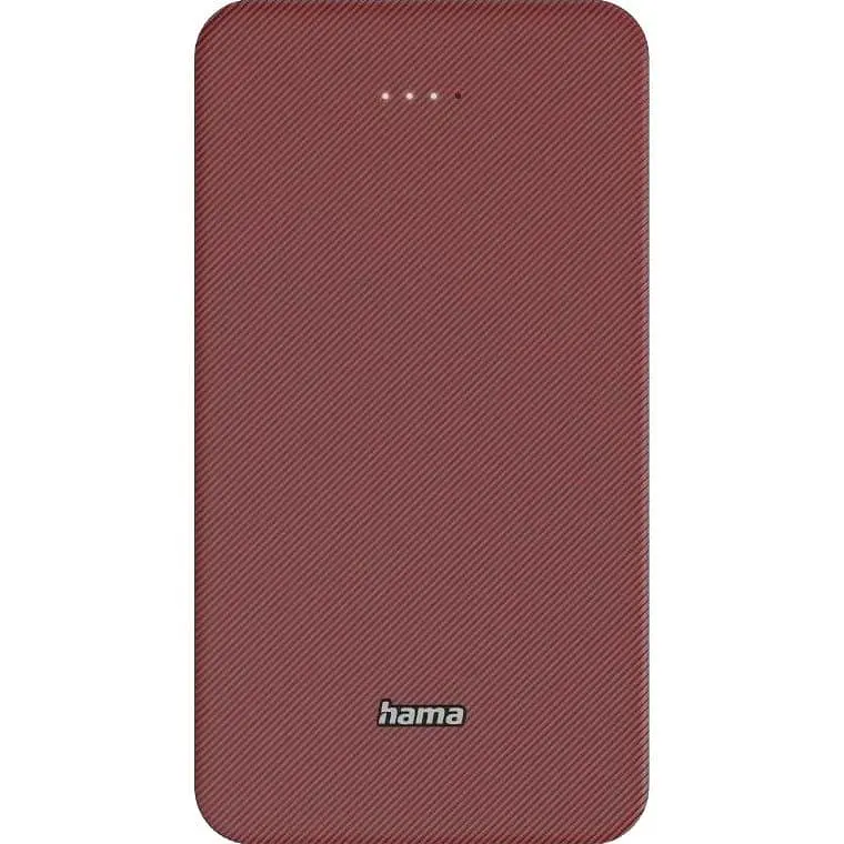 Павербанк Hama Red 20 000 mAh / 15 Вт (00201717) - фото 2