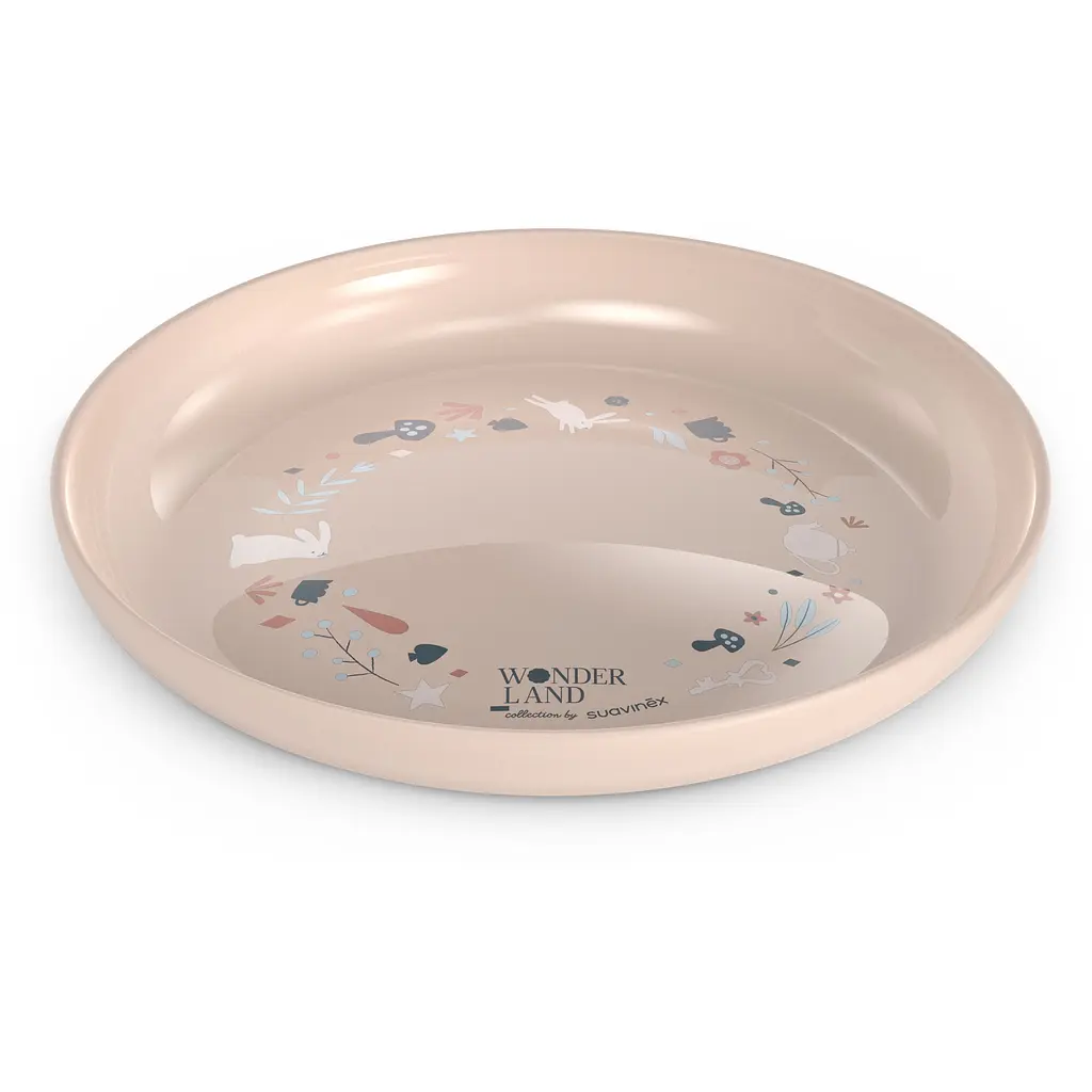Набір посуду для годування Suavinex Wonderland +6 місяців світло-рожевий (308808) - фото 5