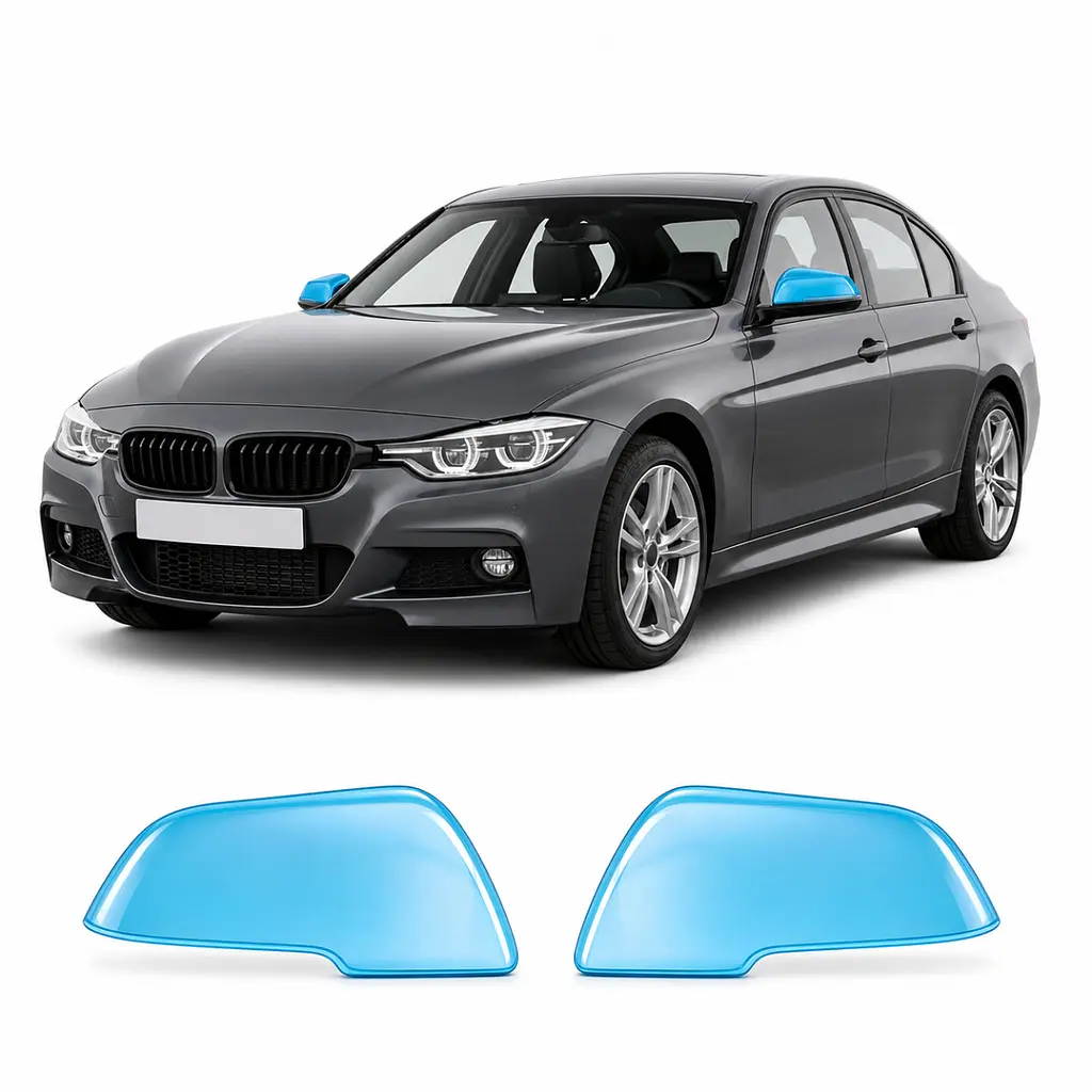 Антигравійна захисна бронеплівка за лекалами для BMW 3 Series F30 facelift 2015-2019 - дзеркала