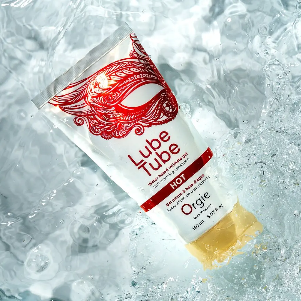 Лубрикант на водній основі Orgie Lube Tube Hot, 150 мл, із зігрівальним ефектом, без запаху - фото 4