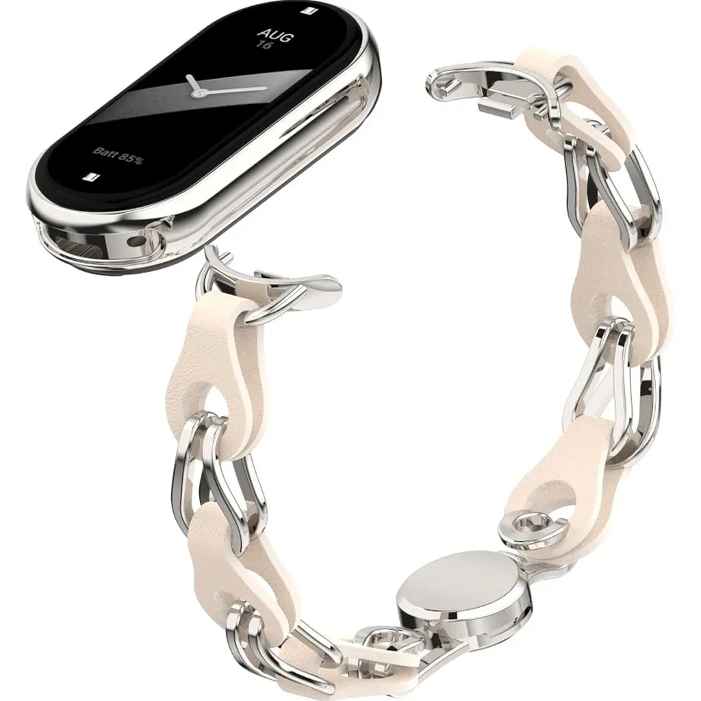 Ремінець ArmorStandart Chain Wristband для Xiaomi Smart Band 8 / 9 / 10 Beige (ARM69923) [94771] - фото 2