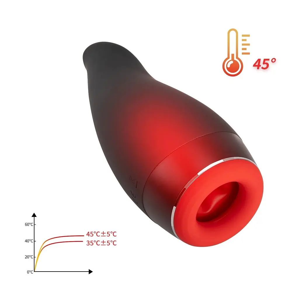 Мастурбатор Otouch Pleasure Engine, 7 режимів вібрації, 5 режимів фрикцій, підігрів, джойстик - фото 8