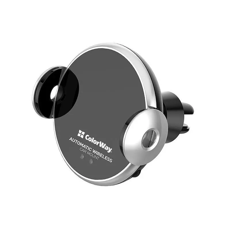 Бездротовий автомобільний зарядний пристрій ColorWay AutoSense Car Wireless Charger 2 10W Чорний (CW-CHAW035Q-BK)