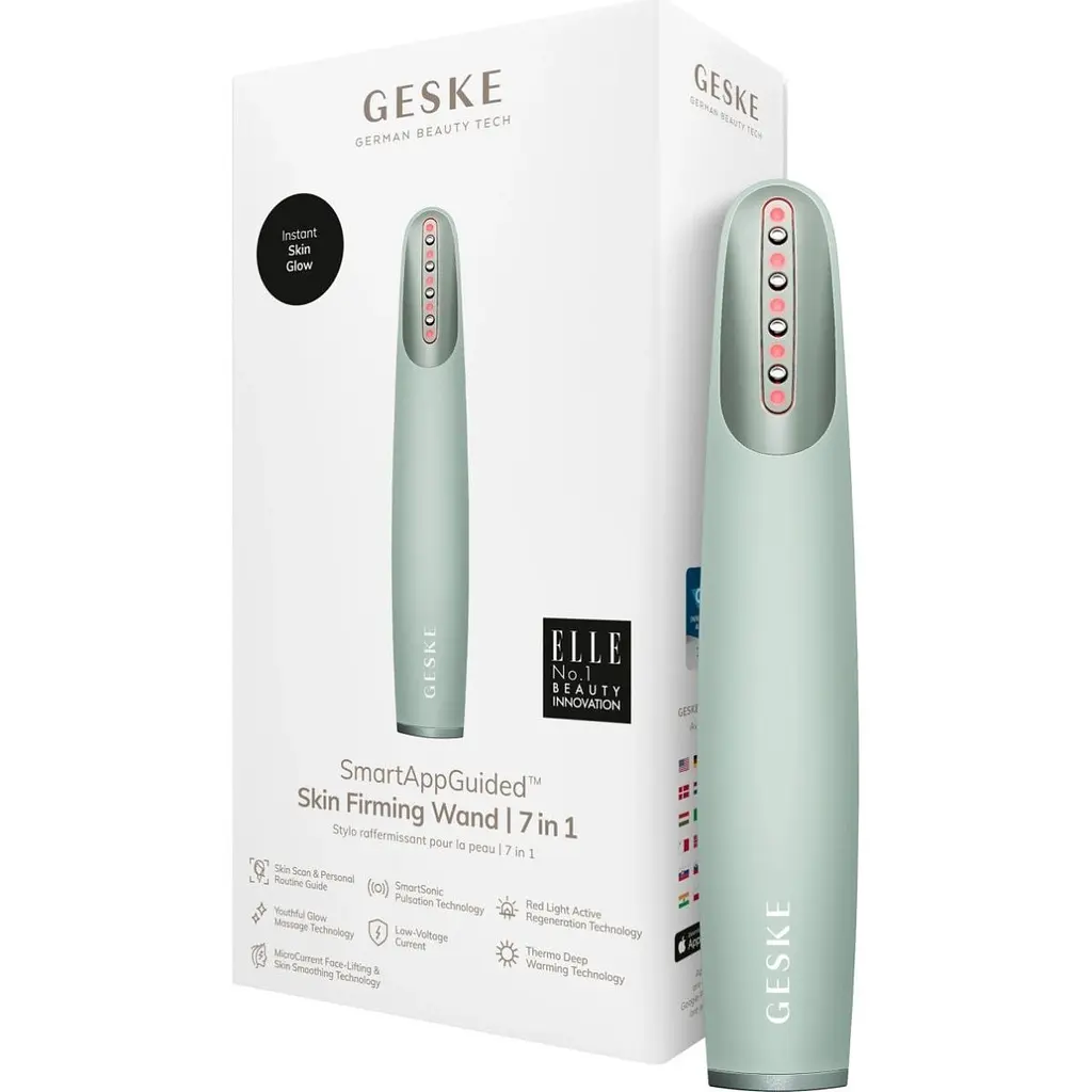 Масажер для обличчя GESKE Skin Firming Wand 7в1 Green (HB0429) [176850] - фото 7