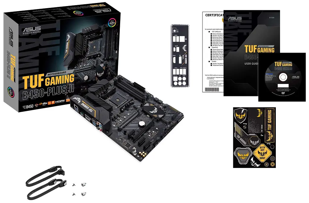 Материнська плата ASUS TUF GAMING B450-Plus II (TUF Gaming B450-Plus II) (Socket AM4, AMD B450, ATX) - фото 8