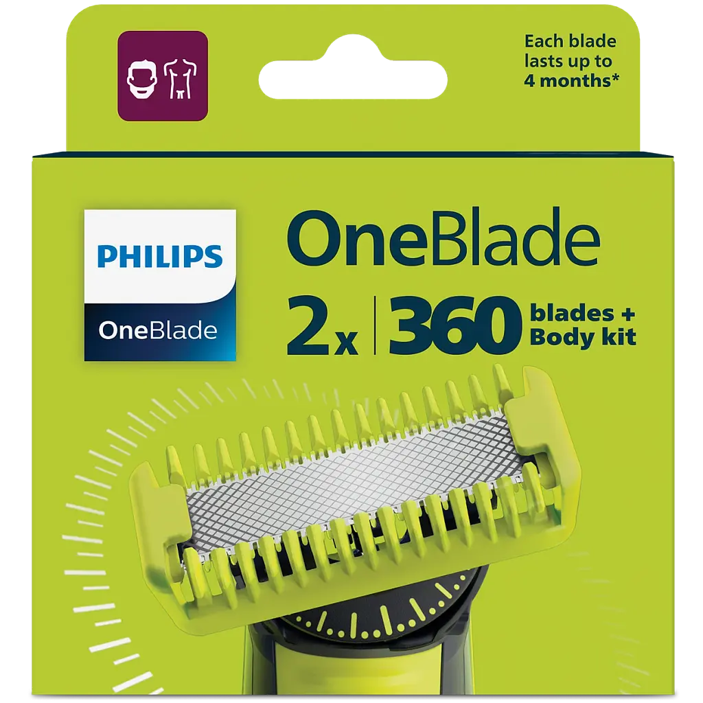 Змінне плаваюче лезо Philips OneBlade (QP624/50) - фото 2