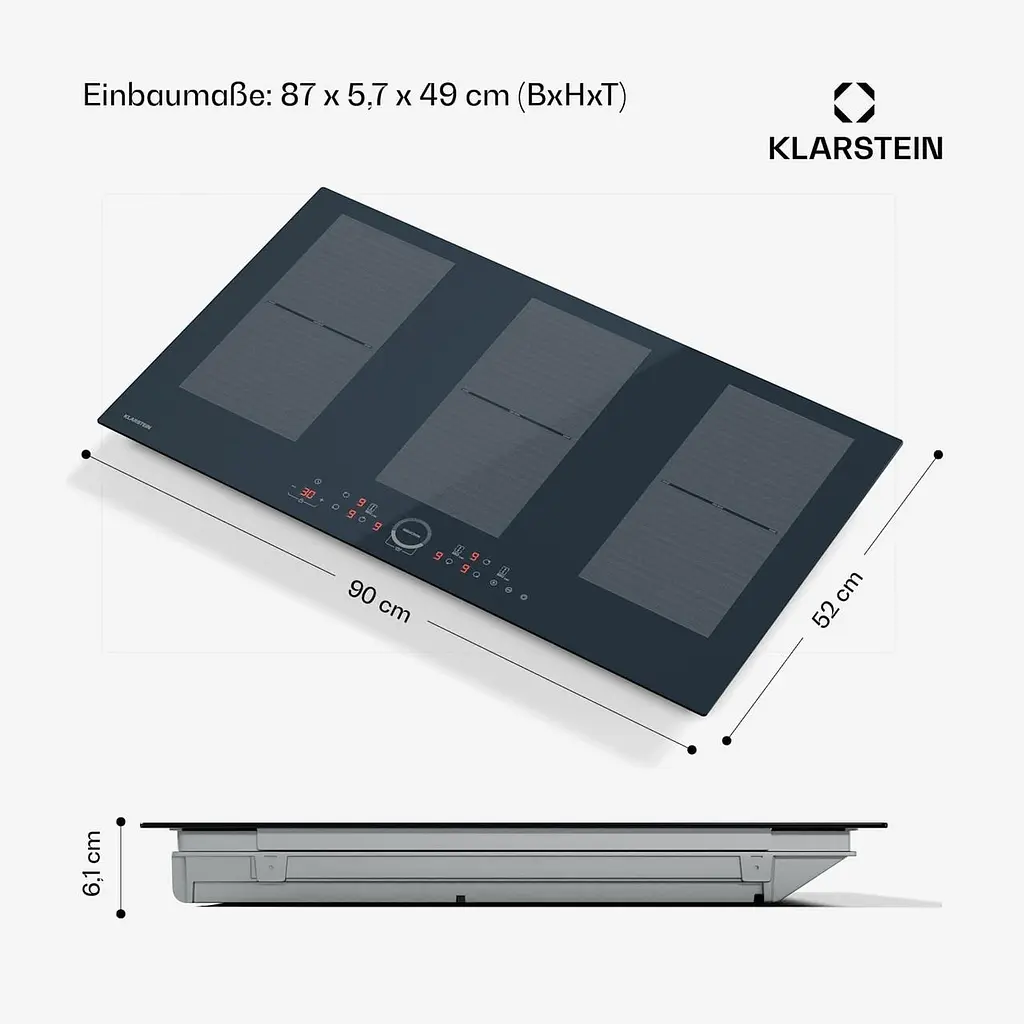 Индукционная плита Klarstein Delicatessa 90 Full Flex (10046558) - фото 4