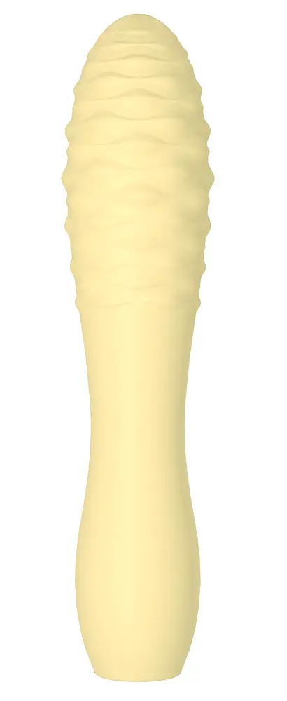 Мини-вибратор Cuties Mini Vibrator 14.2 см желтый - фото 2