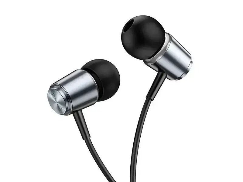 Навушники Hoco M108 Spring Metal Gray (6931474797575) - фото 3