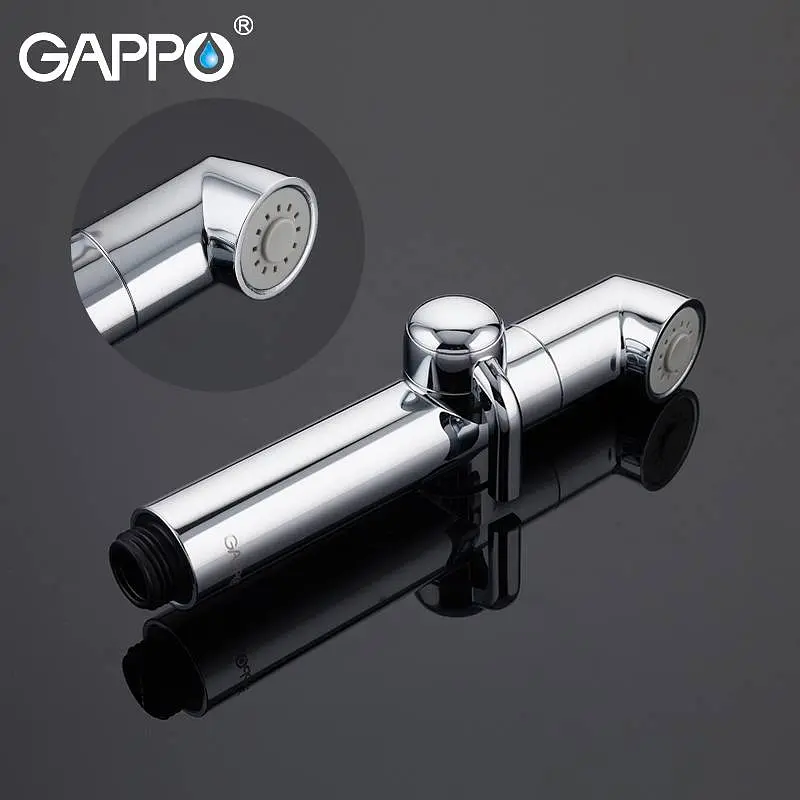 Набор гигиенического душа скрытого монтажа Gappo Noar 1/8 G7248-1, Хром - фото 3
