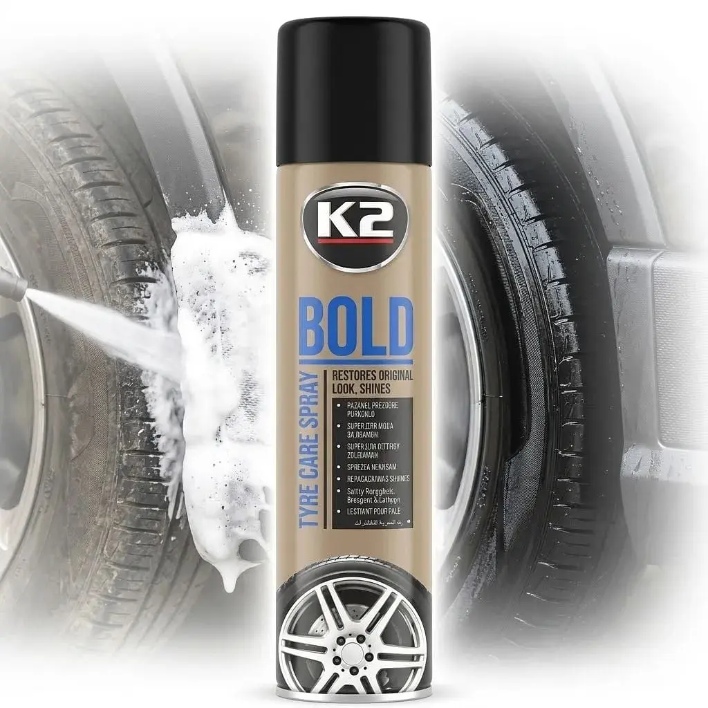 Засіб для догляду за шинами K2 Bold Пінний чорнильник 600 мл (K156)