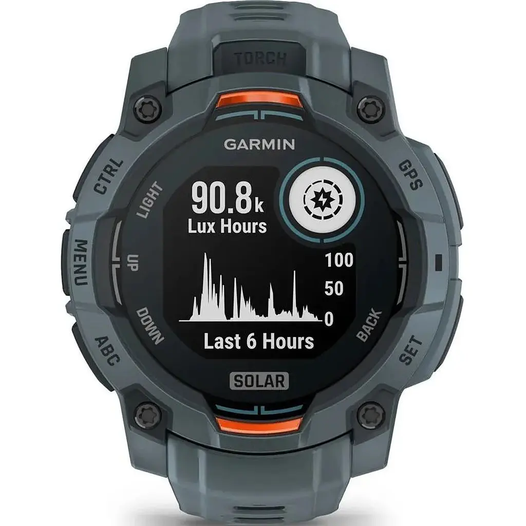 Смарт-часы Garmin Instinct 3 45mm Solar Twilight with Twilight Band 010-02934-01 - фото 7