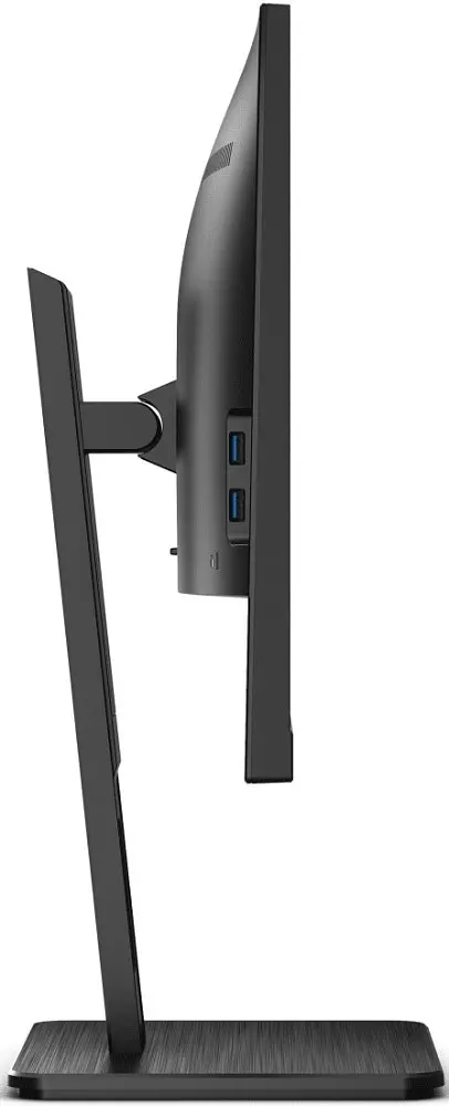 TFT 27" AOC U27P2, IPS, 4K, HDMI, DP, USB 3.2 хаб, Pivot, колонки, чорний - фото 3