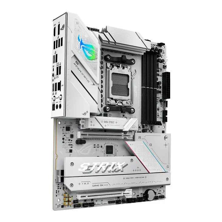 ASUS Материнська плата ROG STRIX B850-A GAMING sAM5 B850 4xDDR5 M.2 HDMI DP Wi-Fi BT ATX білий - фото 3